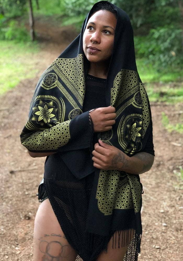 Eternal Series Shawl | Sacred Geometry Shawl | Rythmatix