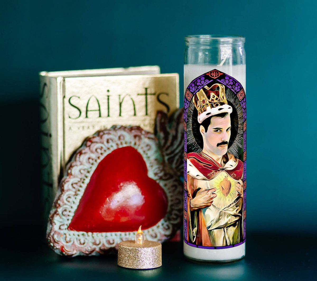 Freddie Mercury Prayer Candle | Unscented