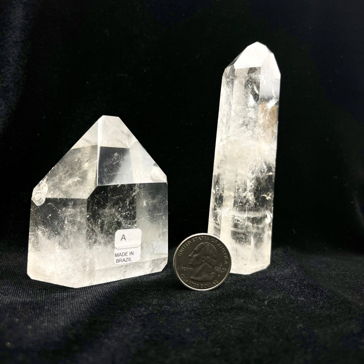 A Grade Clear Quartz Point | Master Healer Crystal from Brazil