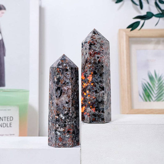 Yooperlite Tower | UV Reactive Crystal for Truth & Transformation