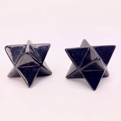 Shungite Merkaba | Sacred Geometry Protection Stone