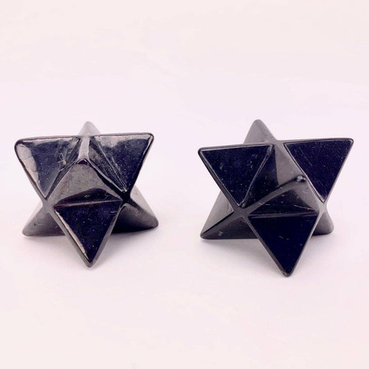 Shungite Merkaba | Sacred Geometry Protection Stone