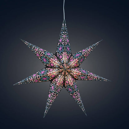 Cathedral | 7 Point 16" Stained Glass | Paper Star Light