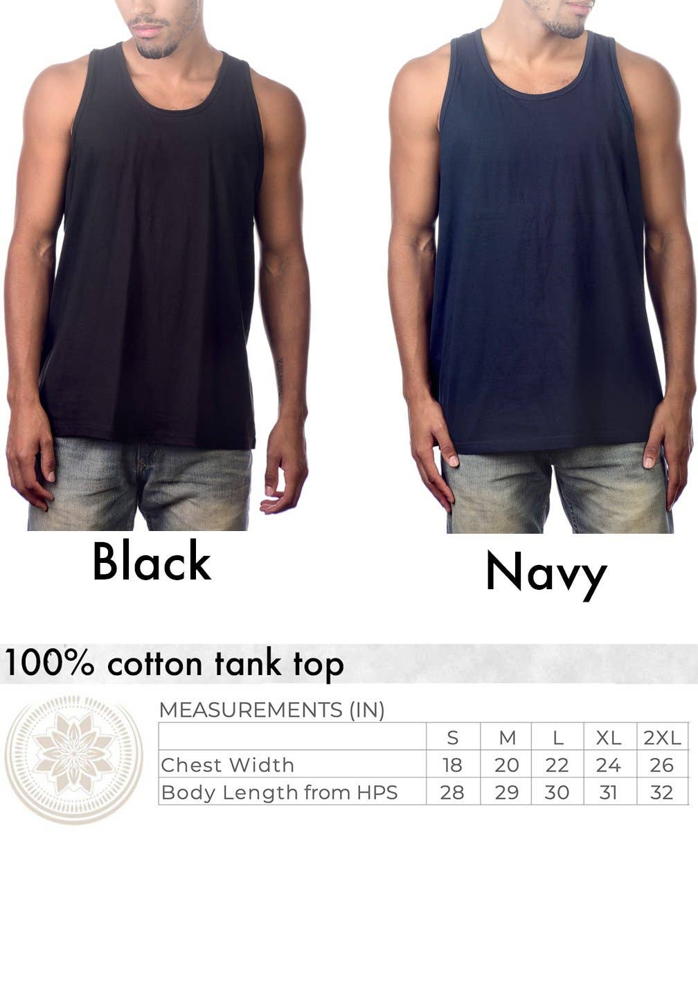 Ascendant Chakra Tank Top | Sacred Geometry Cotton | Rythmatix