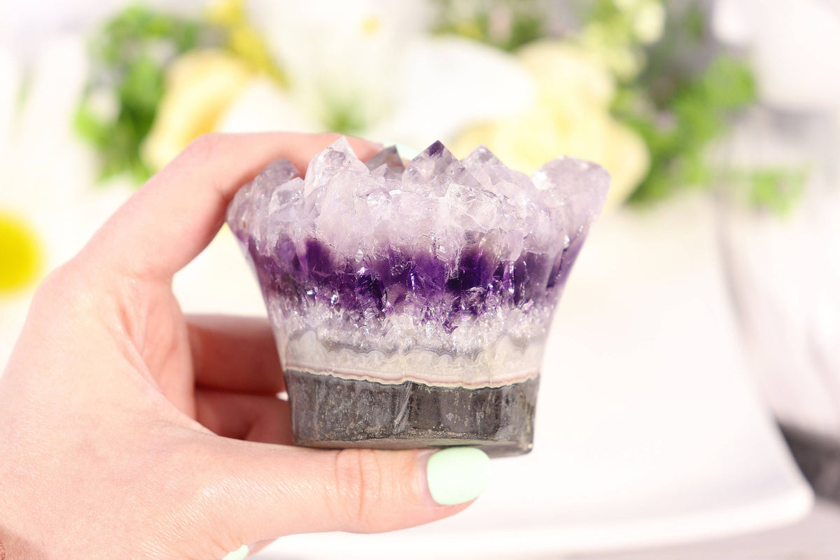 Amethyst Bouquet from Uruguay | Natural Crystal Display Piece
