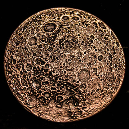 Copper Super Blood Moon Coin - Large 1.5"