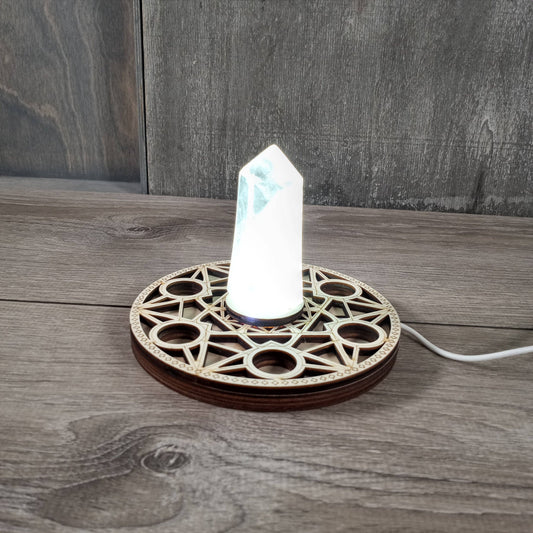 LED Crystal Display Stand | Light, Clarity & Presentation