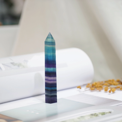 Rainbow Fluorite Tower | Madagascar