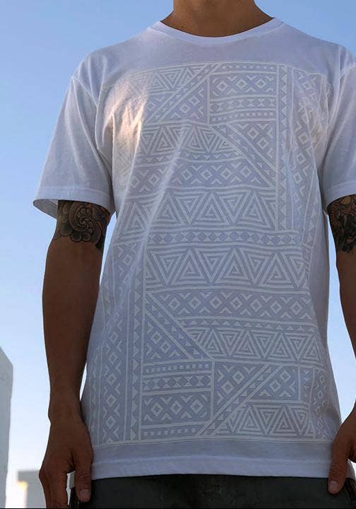 United Shapes Cotton T-Shirt | Geometric Art | Rythmatix