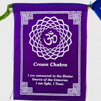 Mini Chakra Prayer Flags | Meditation & Sacred Space Décor