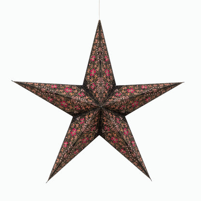 Cathedral | 5 Point 24" Pink/Black | Paper Star Light