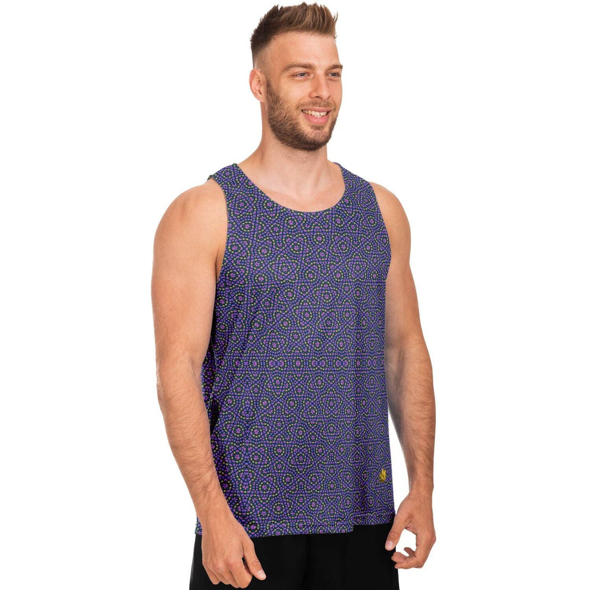 Mosaic Fractal Tank Top | Geometric Pattern