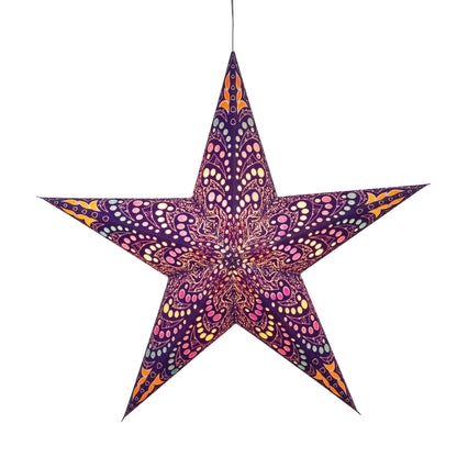 Orléans | 5 Point 24" Purple/White | Paper Star Light