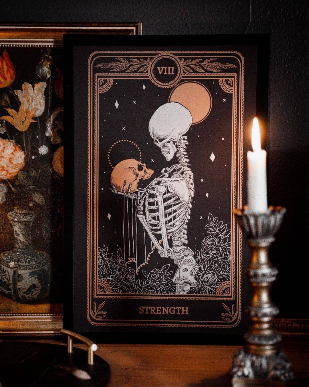Marigold Tarot Print – Strength | Amrit Brar