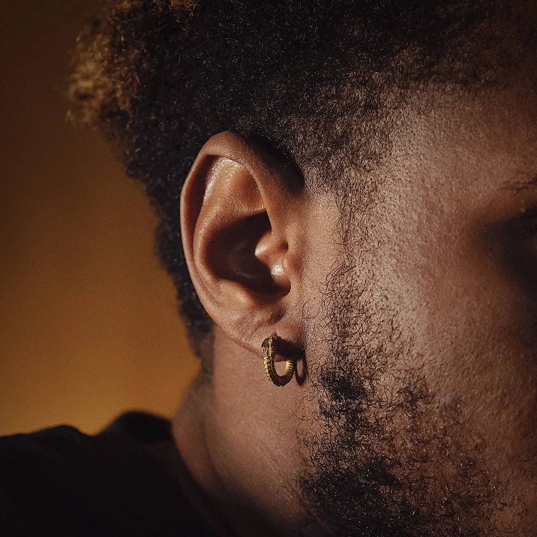 Ouroboros Snake Earrings | Coppertist.Wu