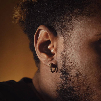 Ouroboros Snake Earrings | Coppertist.Wu