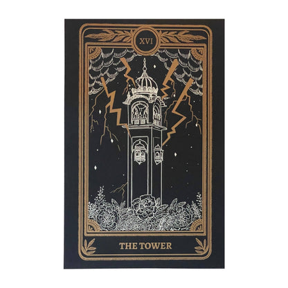 Marigold Tarot Print – The Tower | Amrit Brar
