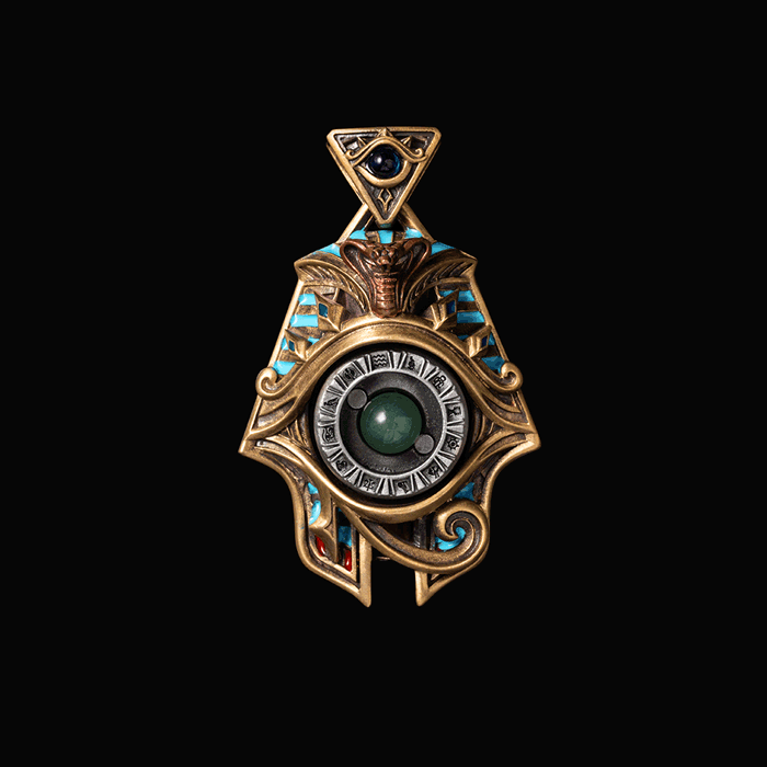 Eye of Horus Spinner Pendant | Coppertist.Wu