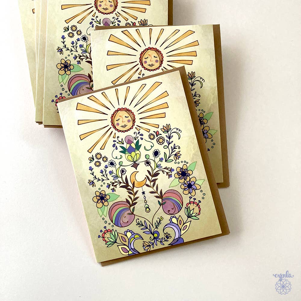 Sun Glow Greeting Card | Cindy LaColla