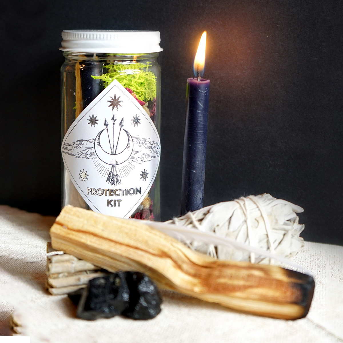 Protection Ritual Kit | Cleansing, Grounding & Sacred Space