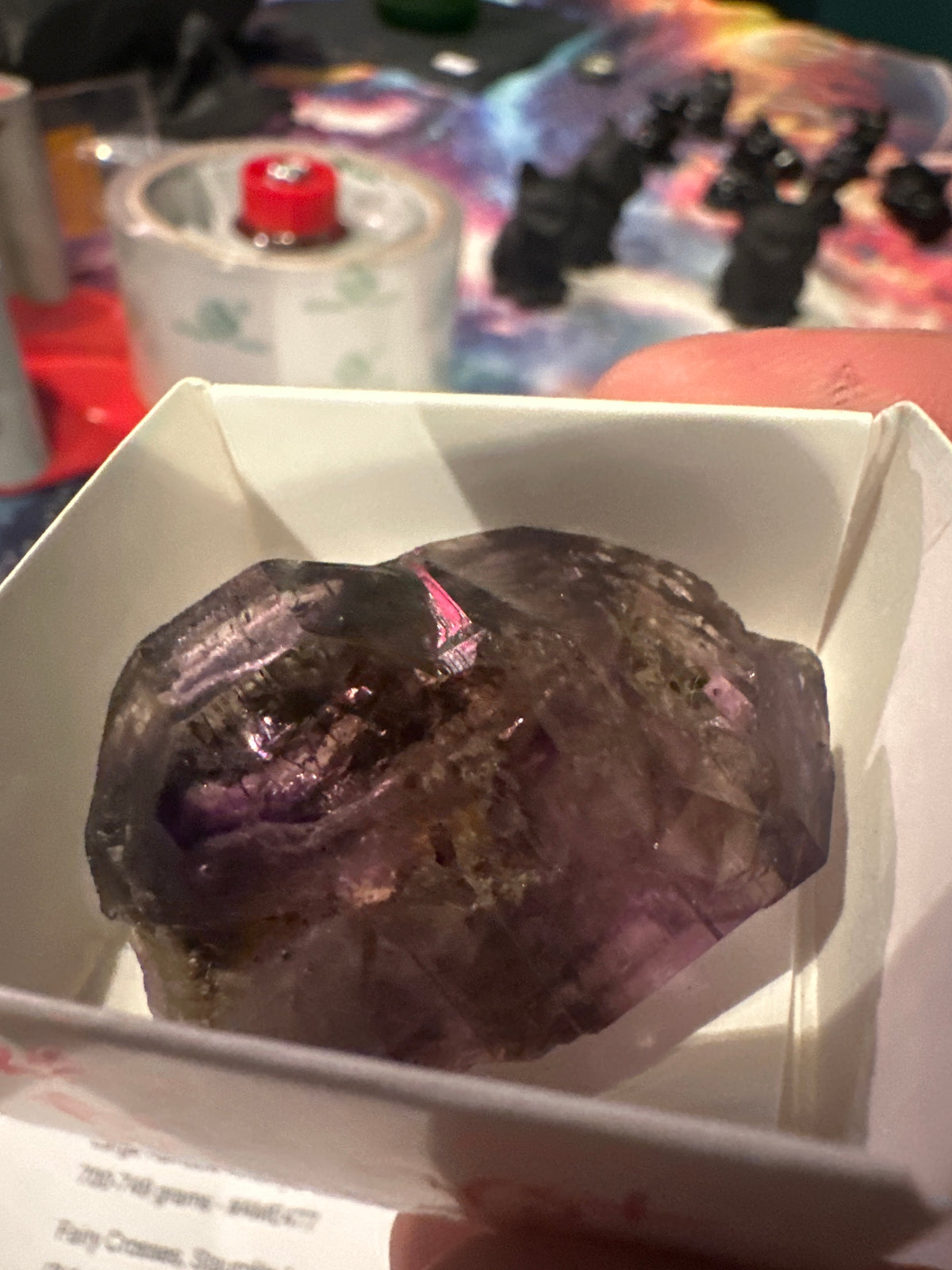Raw Amethyst with Hematite Inclusions from Zimbabwe | Rare Crystal Specimen