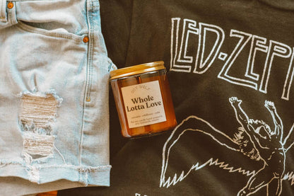 Whole Lotta Love Music Inspired Soy Candle | Cannabis, Wildflower & Cedar