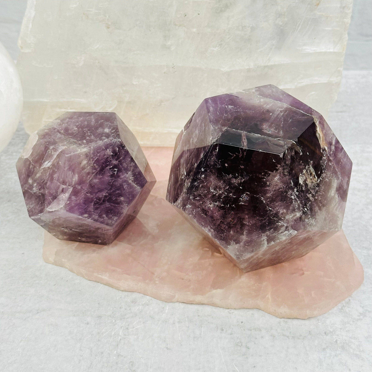 Amethyst Dodecahedron | Sacred Geometry Meditation Crystal