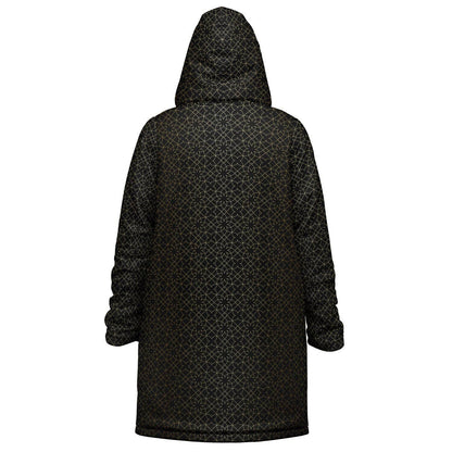 Sacred Geometry Flower Zipper Cloak | Recycled Performance Fleece | Manifestie