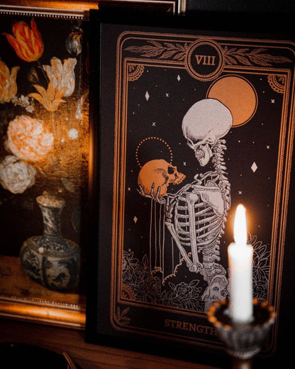 Marigold Tarot Print – Strength | Amrit Brar