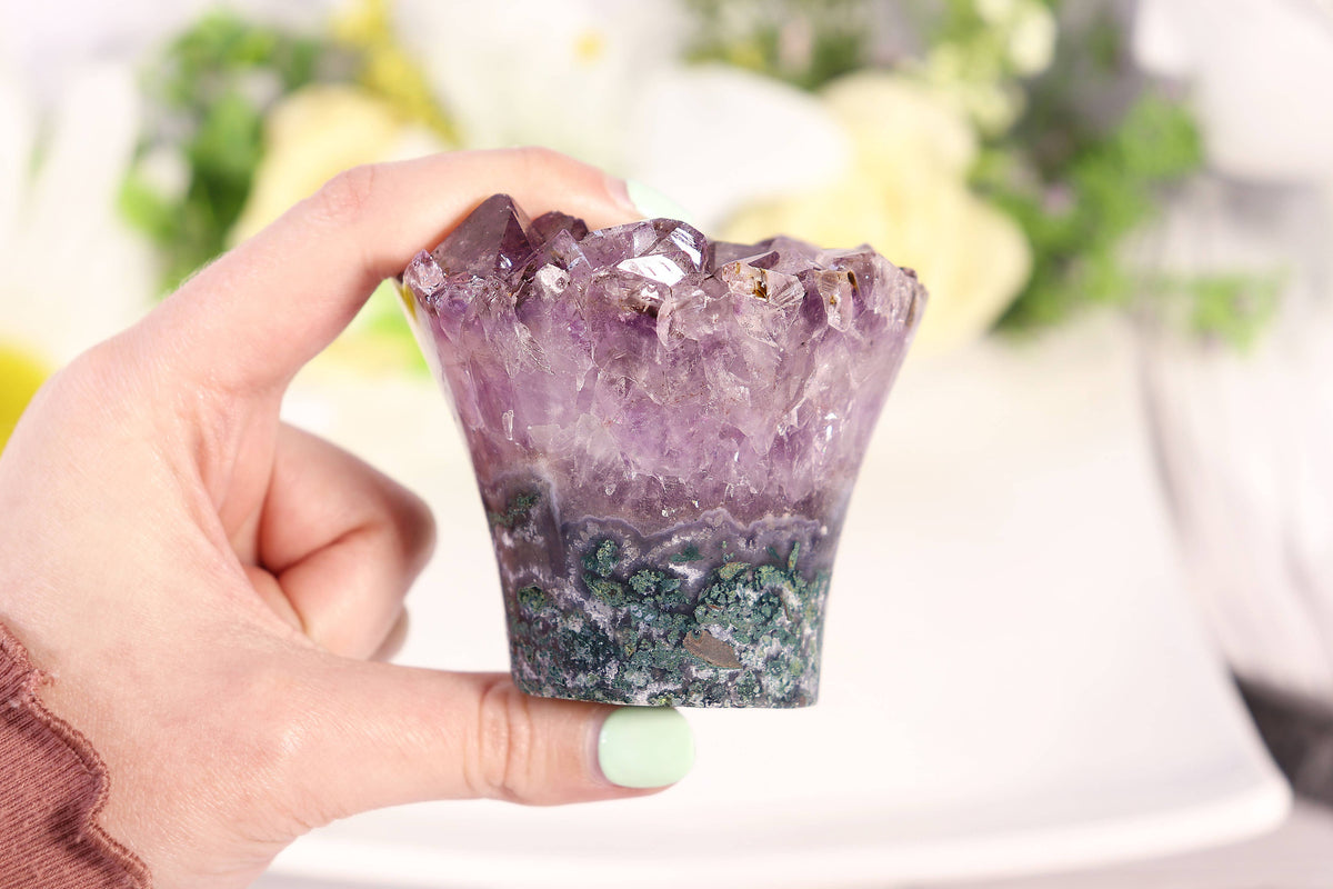 Amethyst Bouquet from Uruguay | Natural Crystal Display Piece