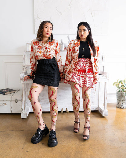 Year of the Dragon | Sheer Tights