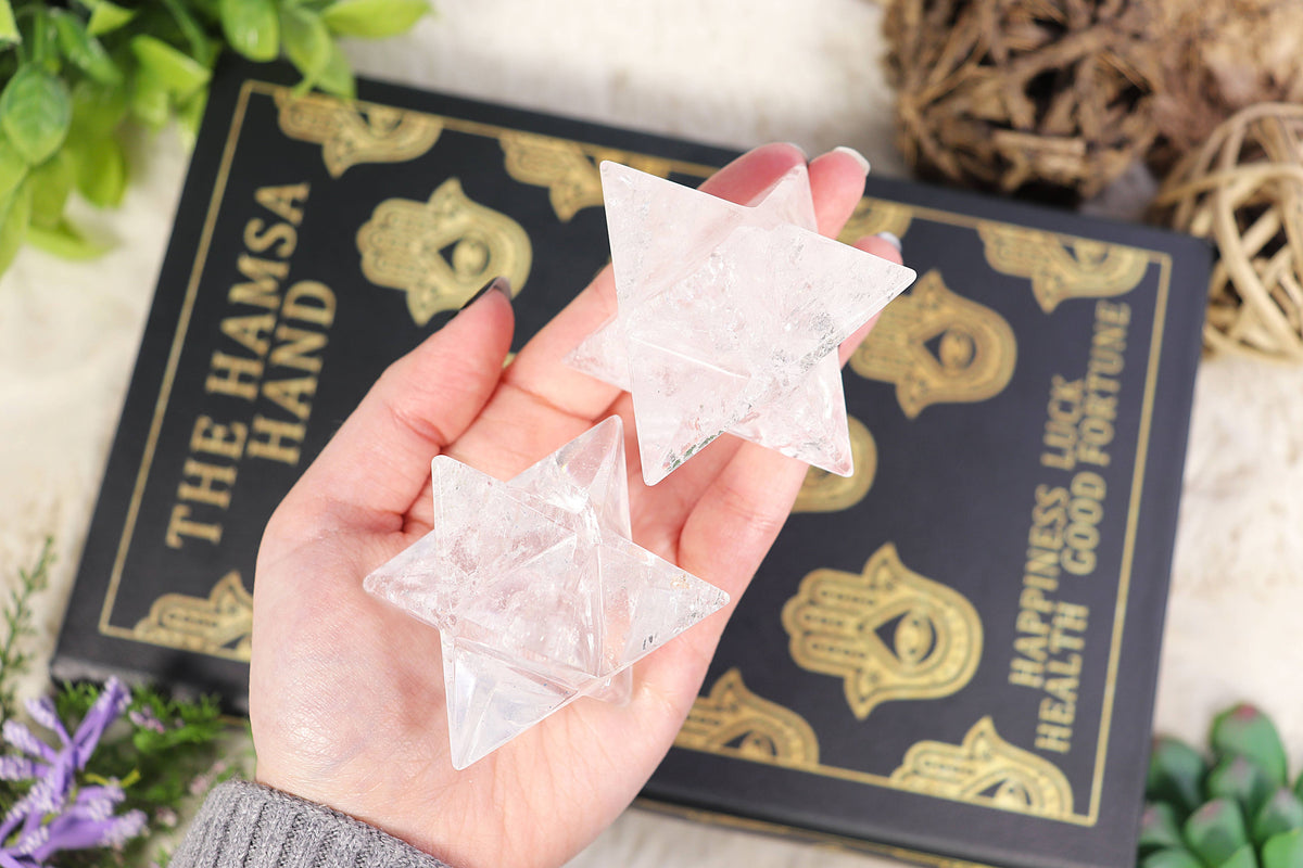 Clear Quartz Merkaba | Sacred Geometry Master Healer