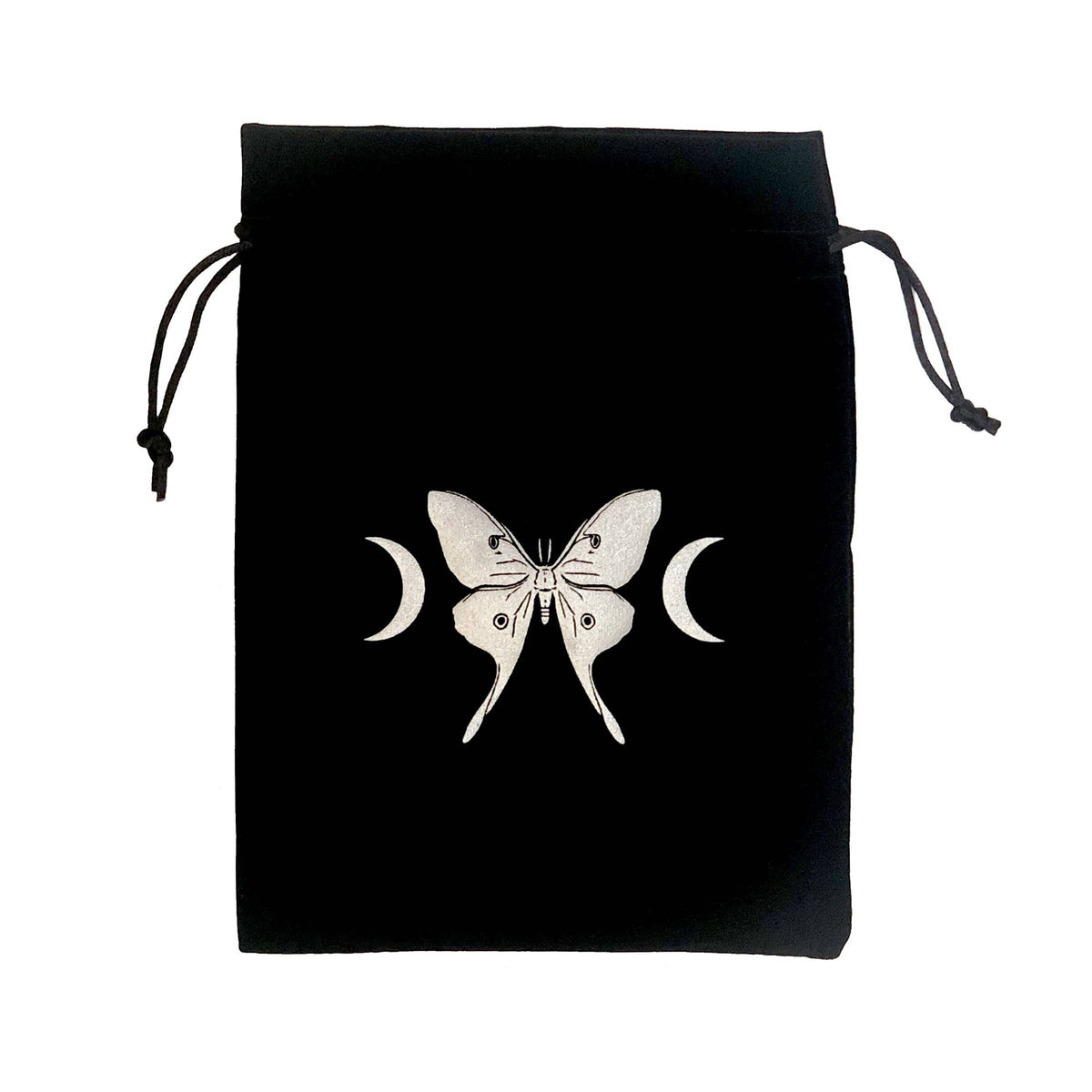 Luna Moth Tarot Pouch | Velvet Deck Storage Bag