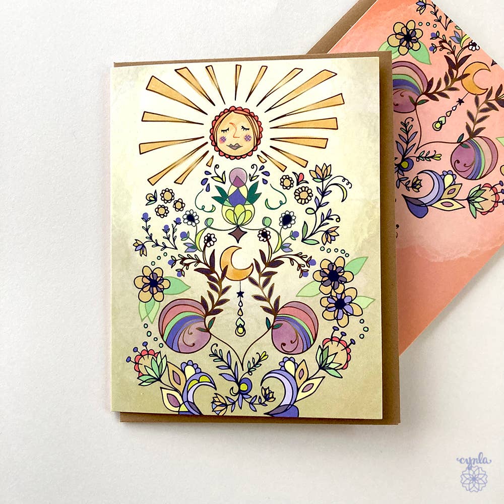 Sun Glow Greeting Card | Cindy LaColla