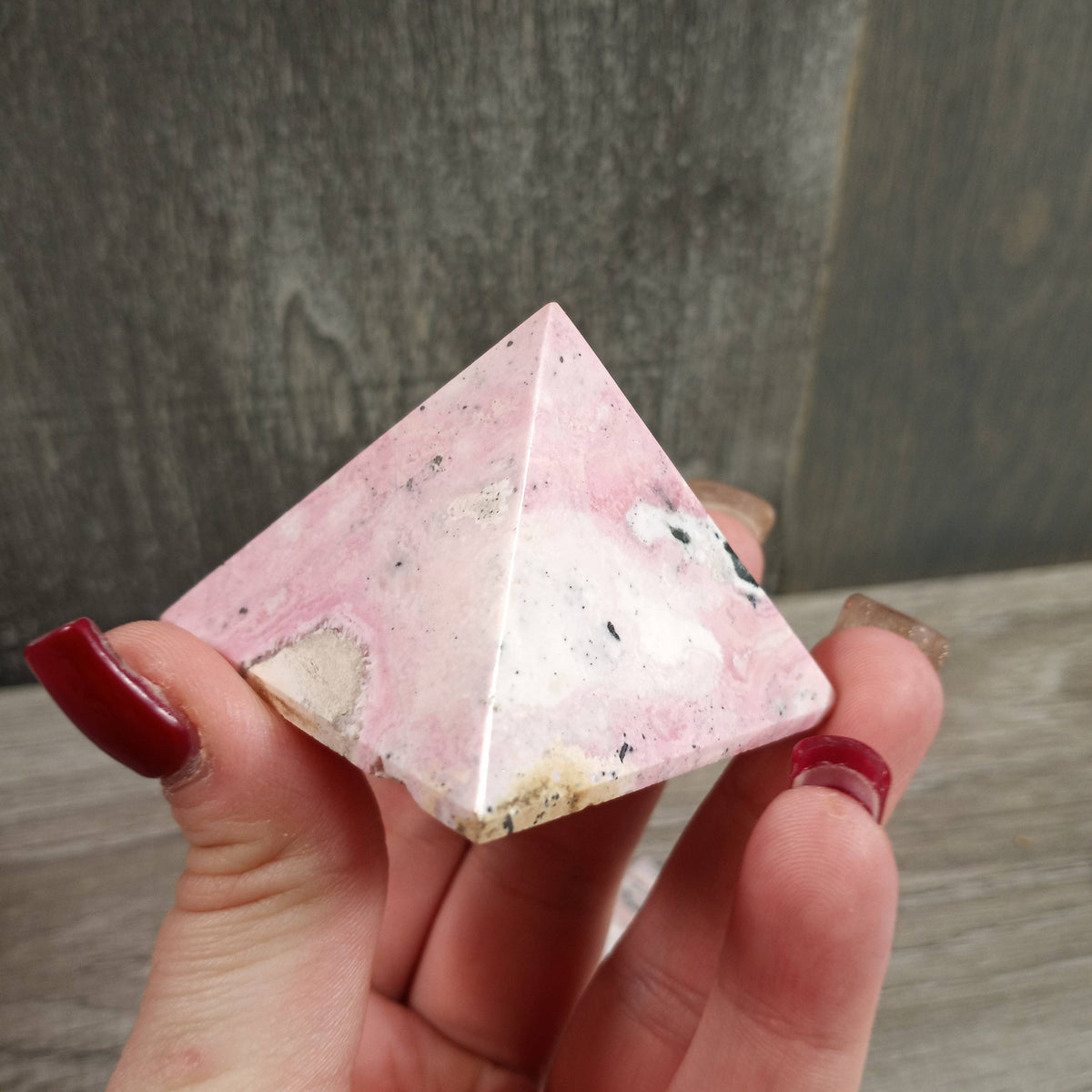 Gemstone Crystal Pyramid | Sacred Geometry Meditation Tool