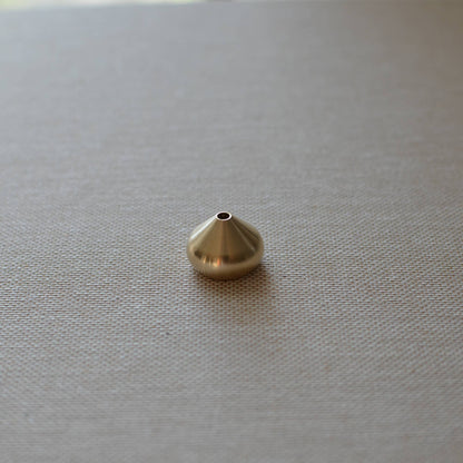 Medium Waterdrop Incense Holder | Hand-Polished Brass
