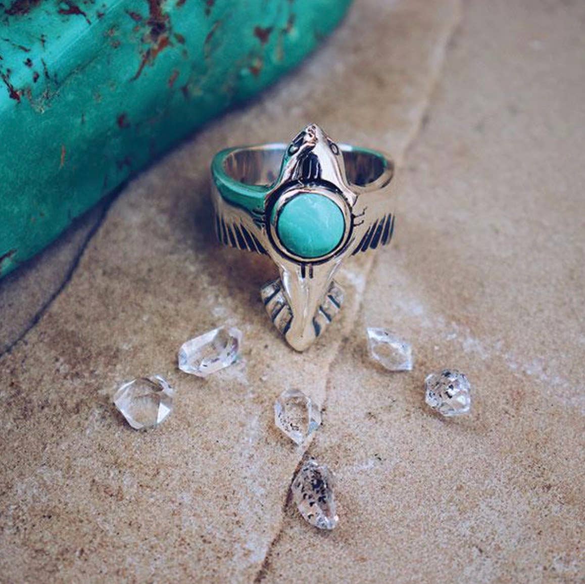 As Above Ring | Moonstone or Labradorite, Sterling Silver | Bahgsu Jewels