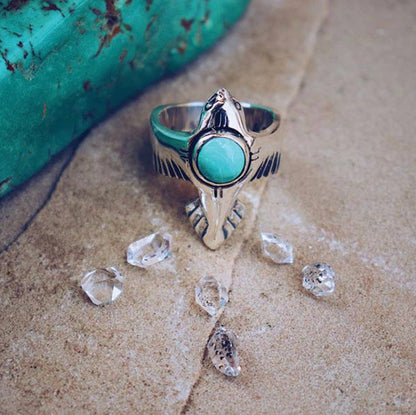 As Above Ring | Moonstone or Labradorite, Sterling Silver | Bahgsu Jewels
