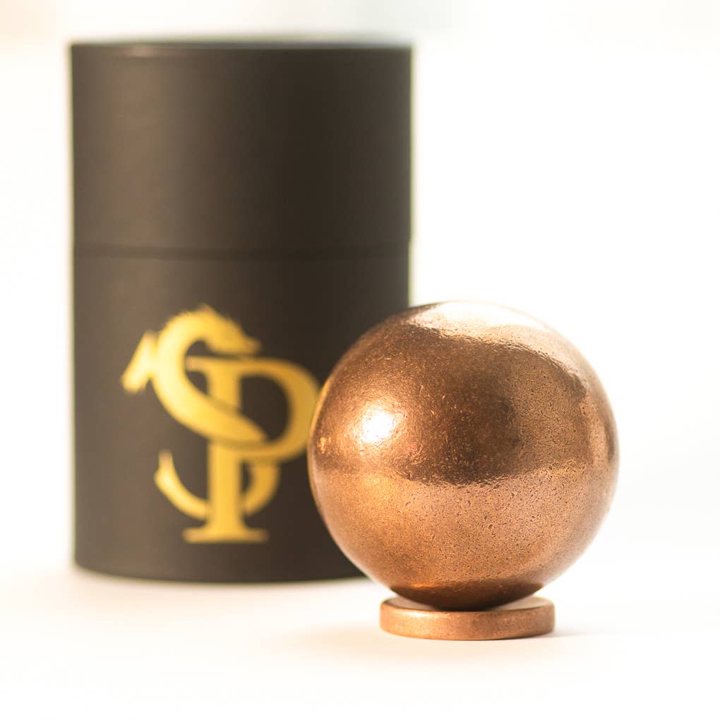 Copper Orb - 2.25" Sphere - 1.75 lb