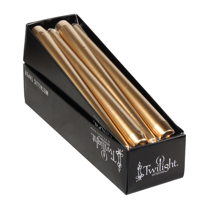 Metallic 10" Dinner Candle | Unscented