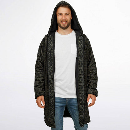 Sacred Geometry Flower Zipper Cloak | Recycled Performance Fleece | Manifestie