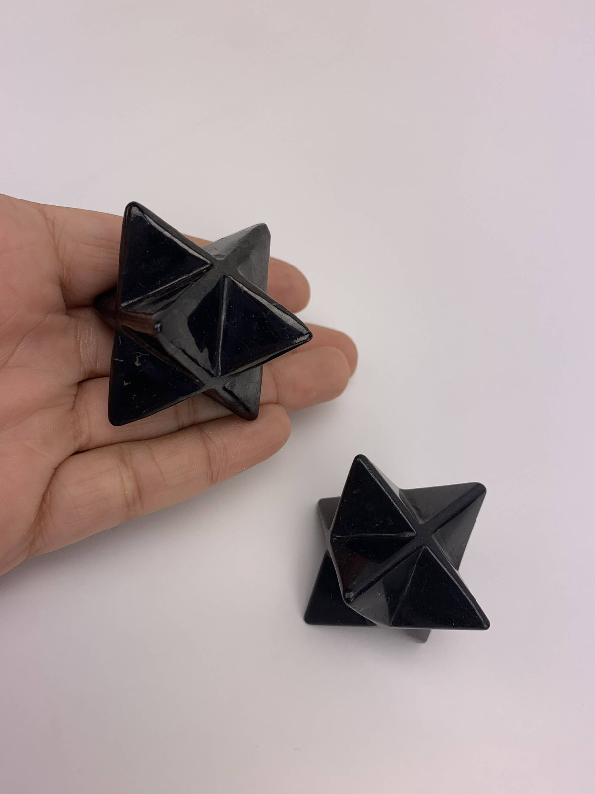 Shungite Merkaba | Sacred Geometry Protection Stone