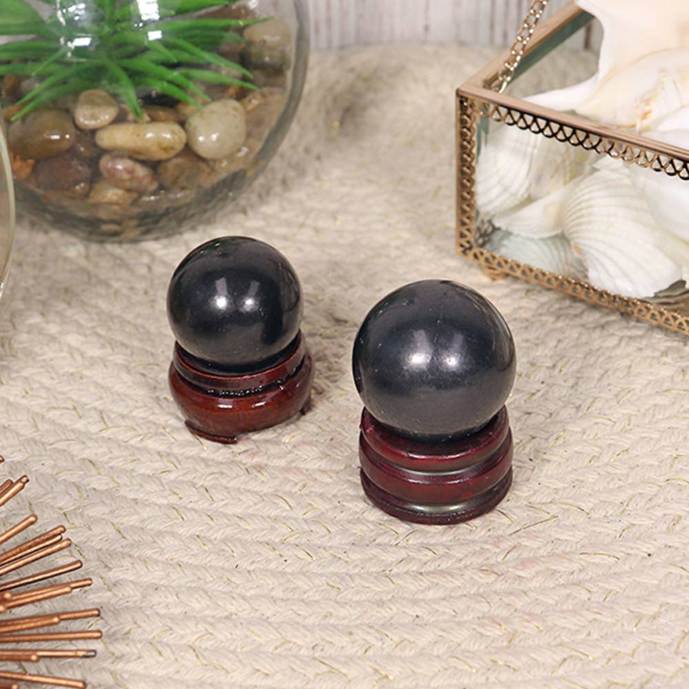 Small Shungite Sphere | Crystal for Protection & Grounding