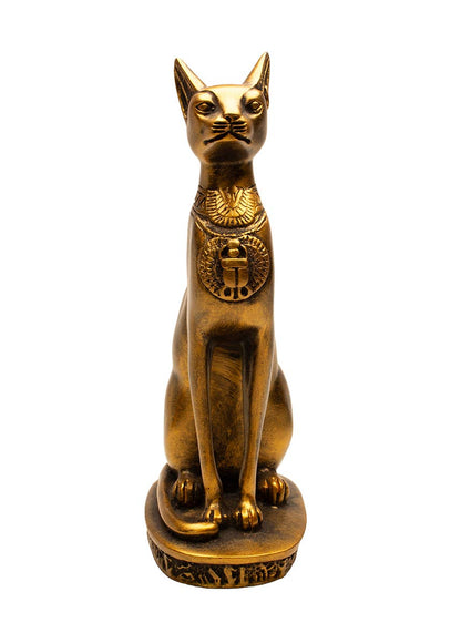 Bronze Bastet Statue | Egyptian Goddess of Protection
