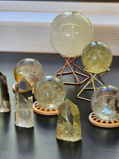 Natural Brazilian Citrine Tower | Crystal for Abundance & Confidence