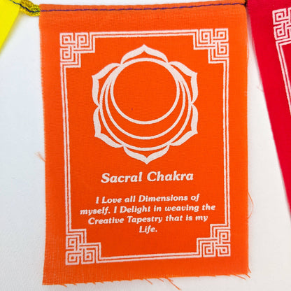 Mini Chakra Prayer Flags | Meditation & Sacred Space Décor