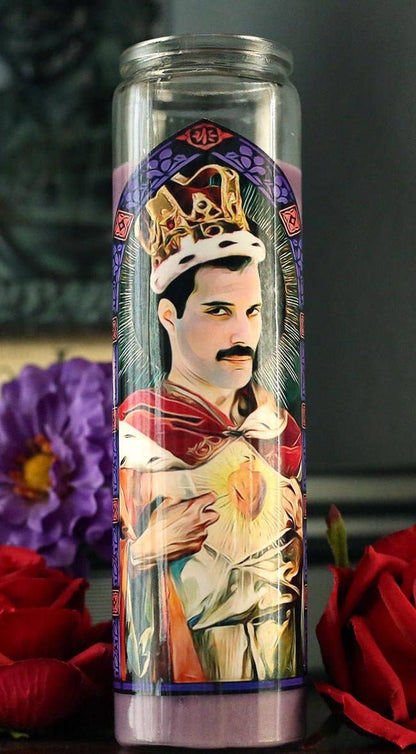 Freddie Mercury Prayer Candle | Unscented