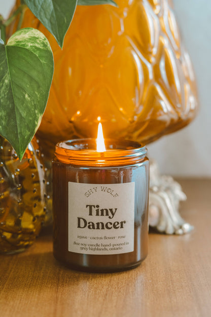 Tiny Dancer Music Inspired Soy Candle | Agave, Cactus Flower & Rose