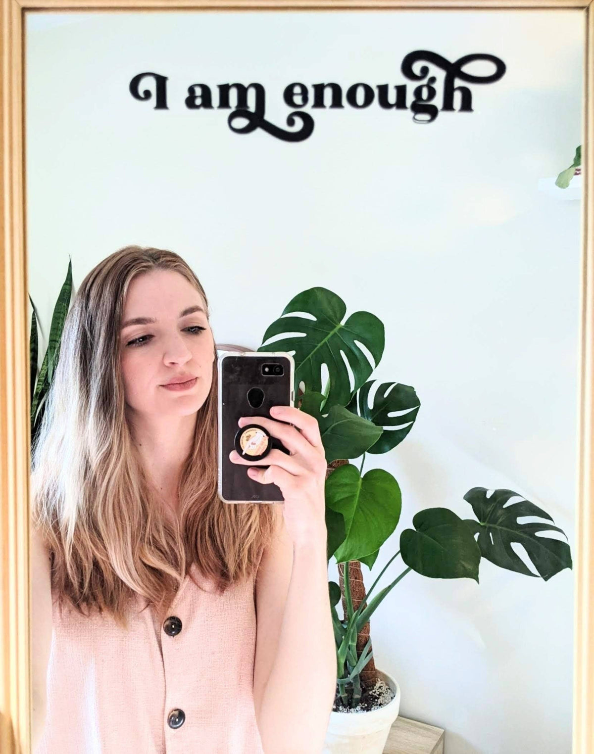 Love Yourself Mirror Decal | Reusable Affirmation Cling