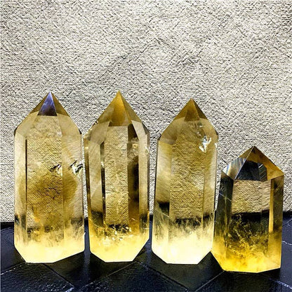 Natural Brazilian Citrine Tower | Crystal for Abundance & Confidence